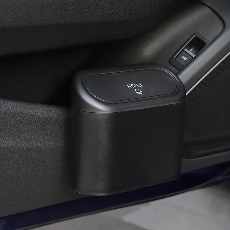 Waterproof Car Trash Can With Lid - Wholesale Portable Plastic Car Storage Box