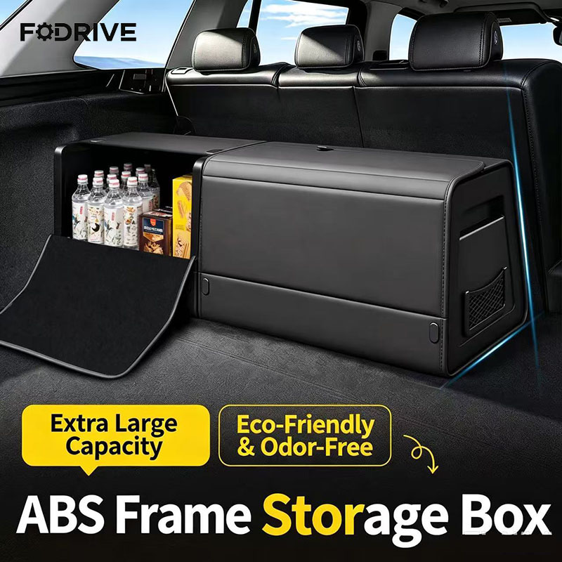 Car Trunk Organizer Foldable Storage Box - Car Trunk Organizer Box Nappa Leather