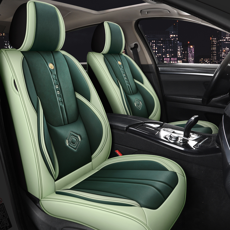 Leather Car Seat Covers Full Set Universal - Leather Full Set Car Seat Covers