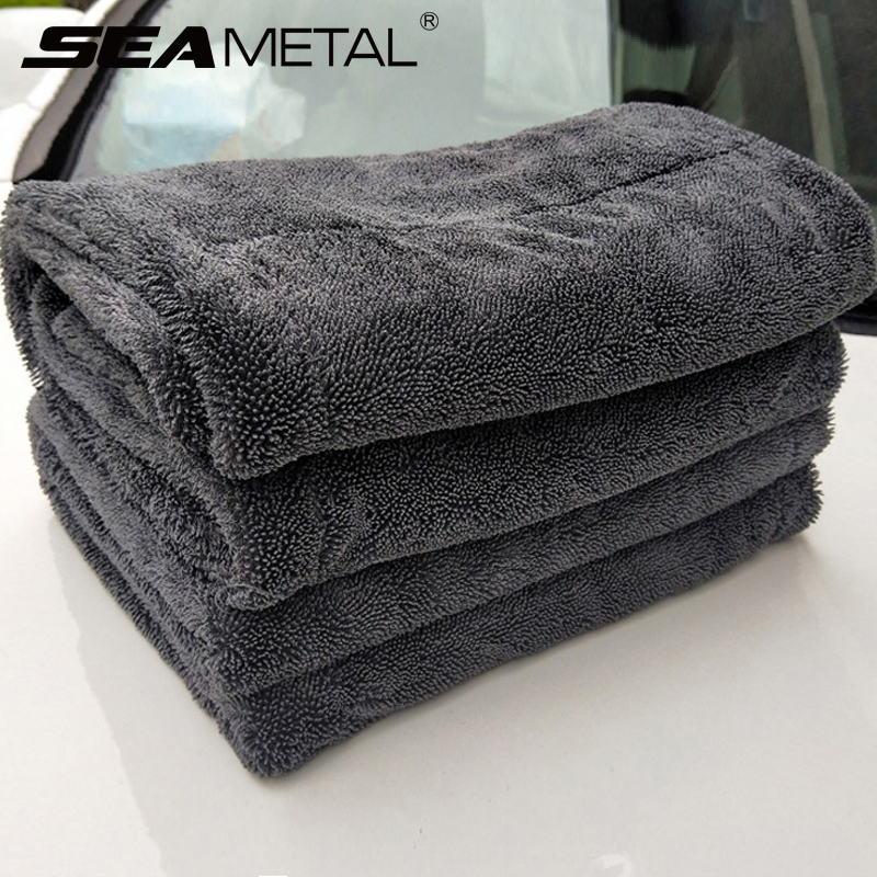 Car Wash Towel 1200GSM Double  - Microfiber Car Drying Towel Super Absorbent ulasan dan harga