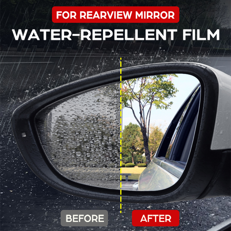 Full Cover Anti Fog Film Rainp - Anti Glare Car Rearview Mirror Film ulasan dan harga