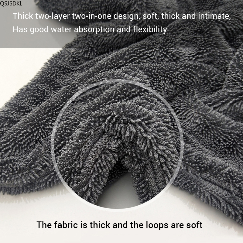 1200GSM/600GSM Microfiber Car  - Microfiber Car Drying Towel Super Absorbent ulasan dan harga