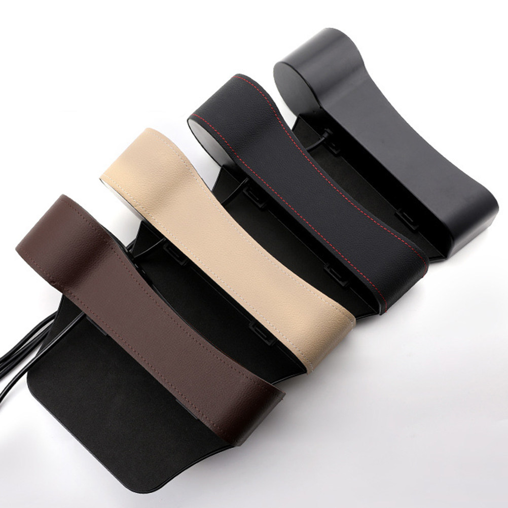 Car Seat Gap Storage Box Black - Seat Gap Filler Organizer With Usb Charger ulasan dan harga