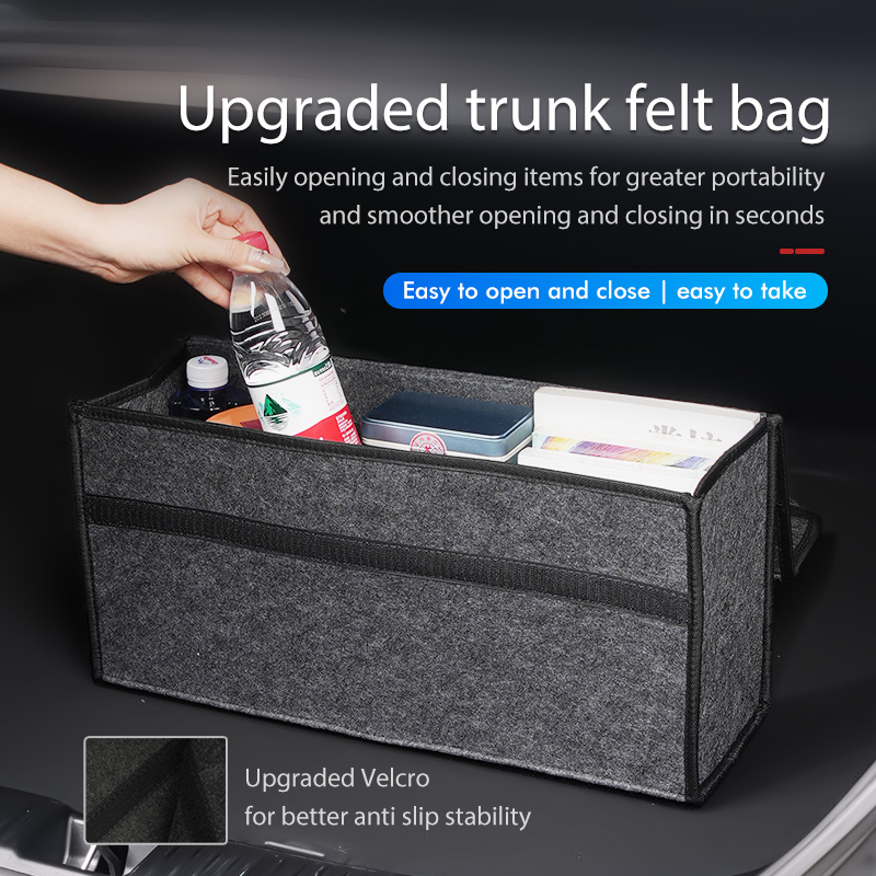 For GAC MOTOR Foldable Felt Ca - Car Trunk Organizer Foldable Storage Box ulasan dan harga