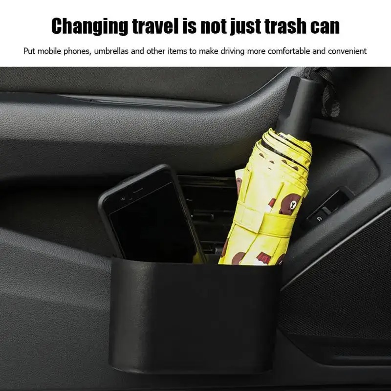 Mini Car Trash Can with Push-O - Waterproof Car Trash Can With Lid ulasan dan harga