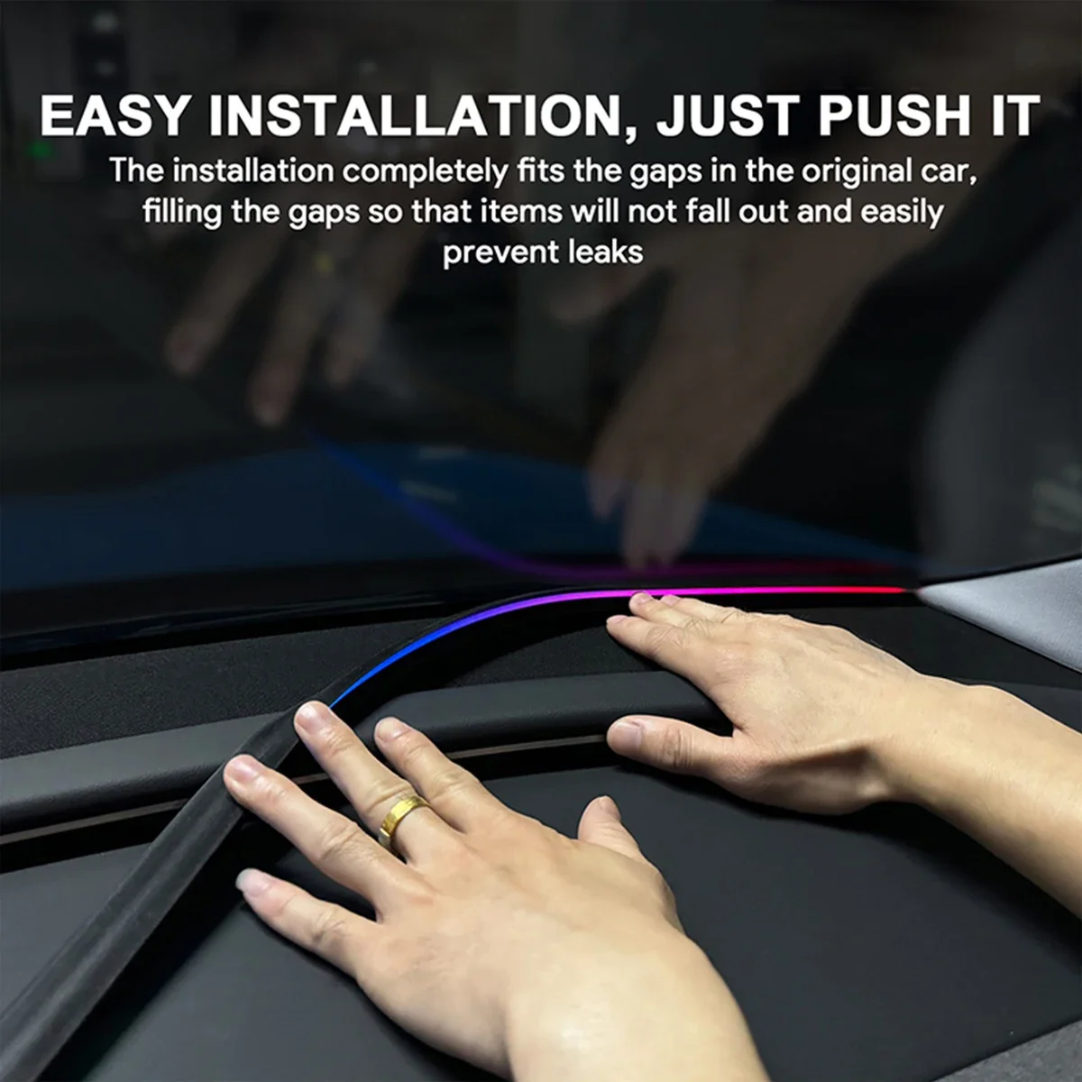 140/150CM LED Car Ambient Ligh - Led Ambient Interior Car Lights App Control ulasan dan harga