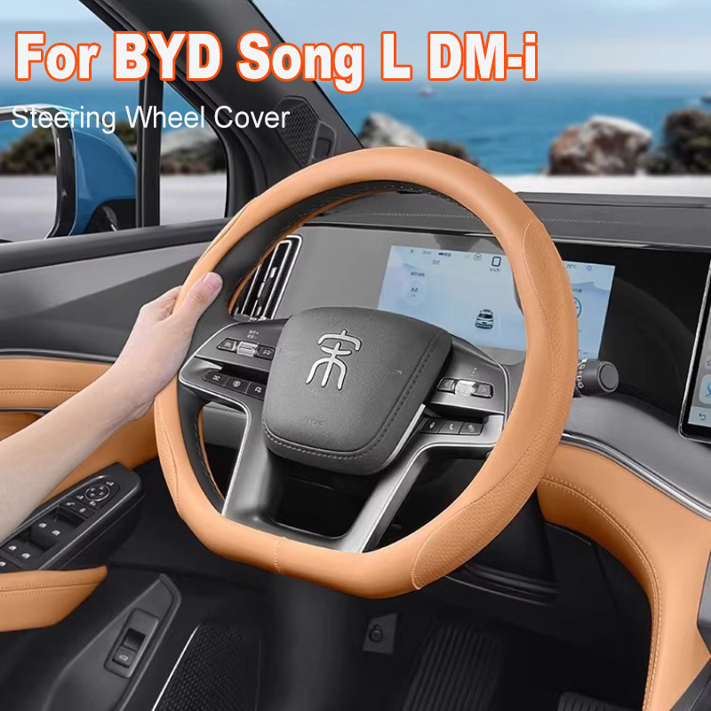 For BYD Song L DM-i Steering W - Car Steering Wheel Cover Anti Slip Breathable ulasan dan harga