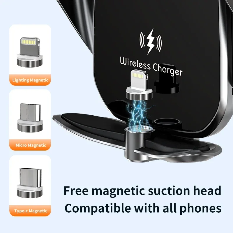 VIKEFON 30W Wireless Chargers  - Wireless Car Charger Mount Fast Charging ulasan dan harga