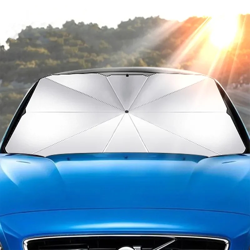 Car Windshield Sunshade Umbrel - Car Sunshade Windshield Umbrella Foldable ulasan dan harga