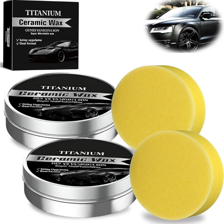 Titanium Ceramic Wax Car Coati - Car Scratch Repair Polishing Wax Paste ulasan dan harga