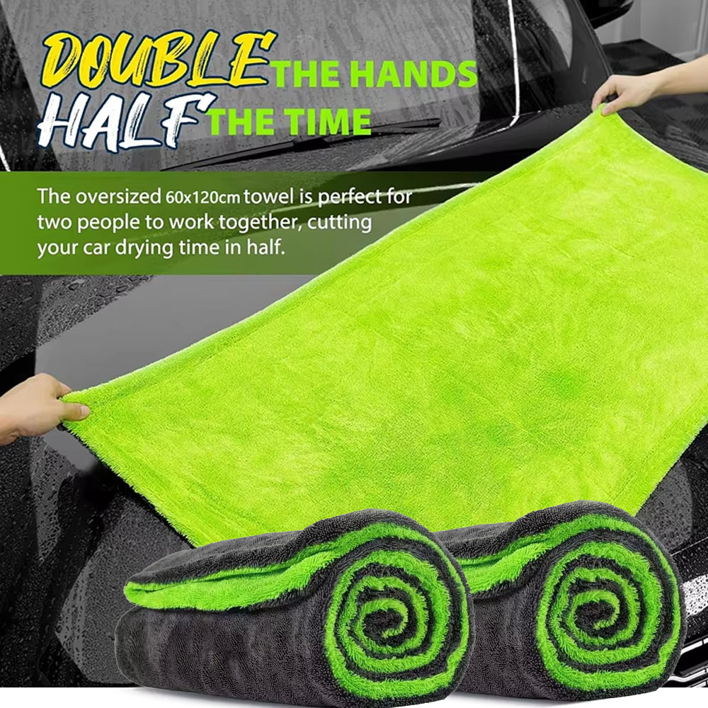 Ultra Thick Microfiber Car Was - Microfiber Car Drying Towel Super Absorbent ulasan dan harga