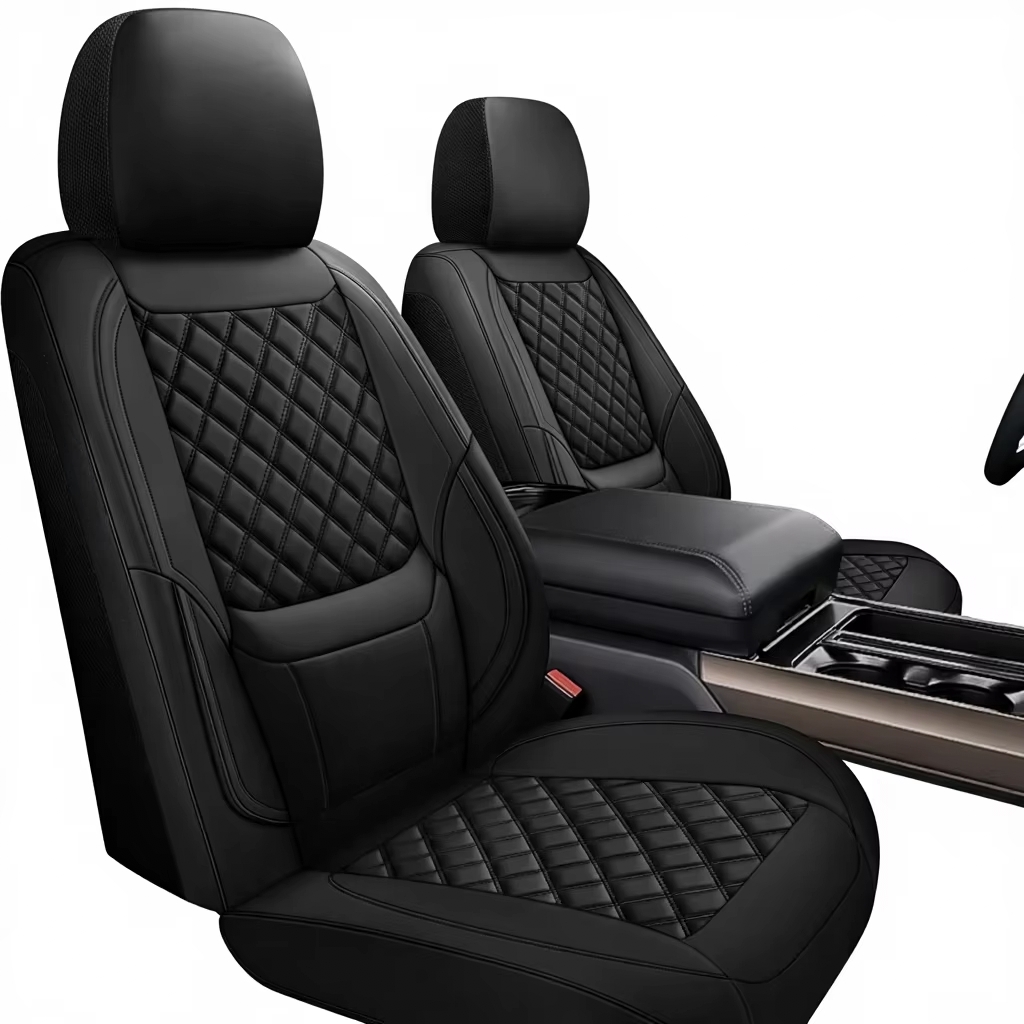 Wholesale Universal Faux Leath - Leather Car Seat Covers Full Set Universal ulasan dan harga