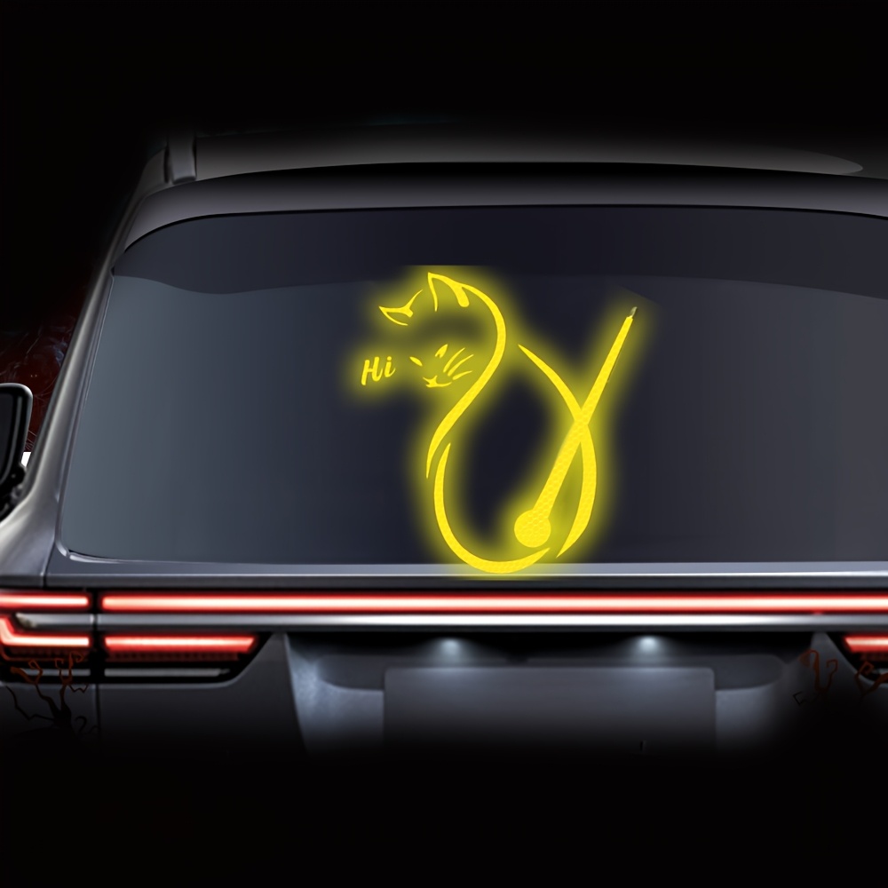 1 piece of car reflective cat  - Anti Glare Car Rearview Mirror Film ulasan dan harga