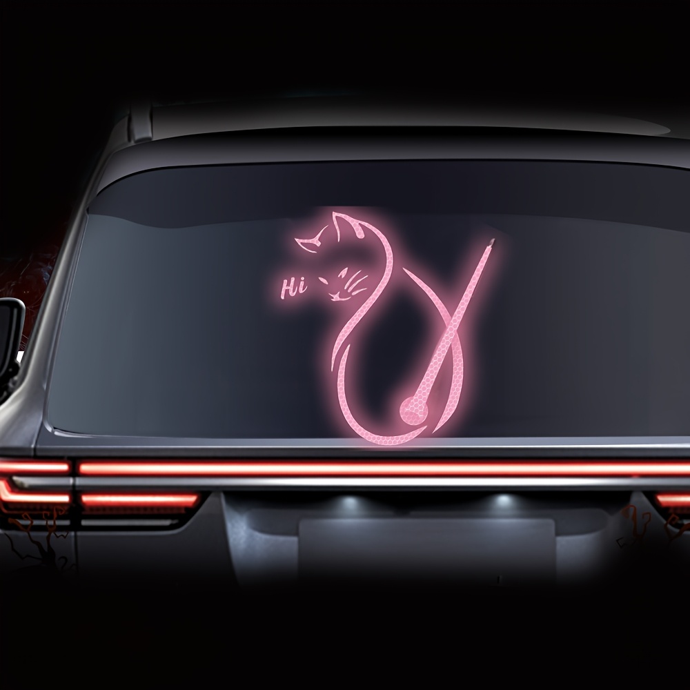 1 piece of car reflective cat  - Anti Glare Car Rearview Mirror Film ulasan dan harga