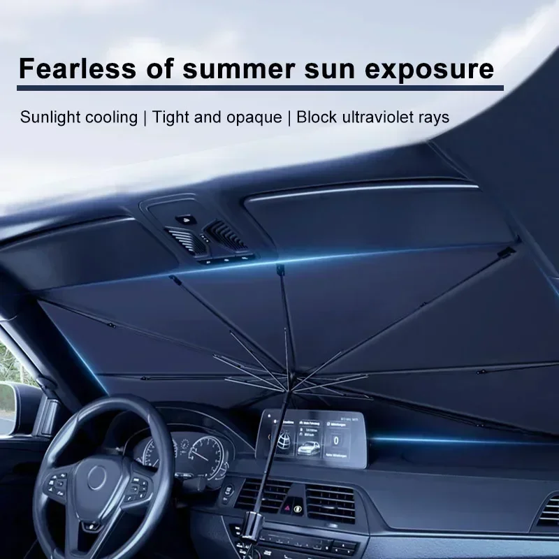 Car Sunshade Windshield Umbrel - Car Sunshade Windshield Umbrella Foldable ulasan dan harga