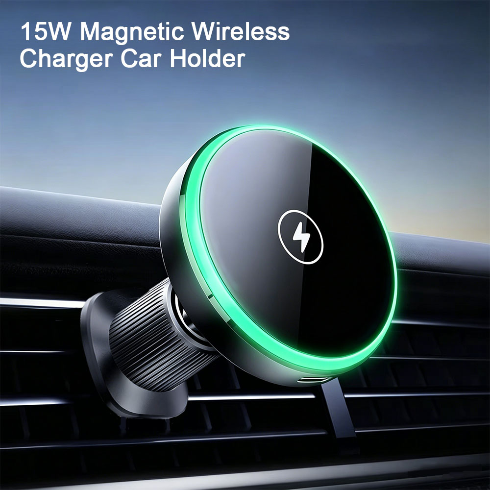 Magnetic Wireless Car Charger  - Magnetic Phone Holder For Car Vent ulasan dan harga