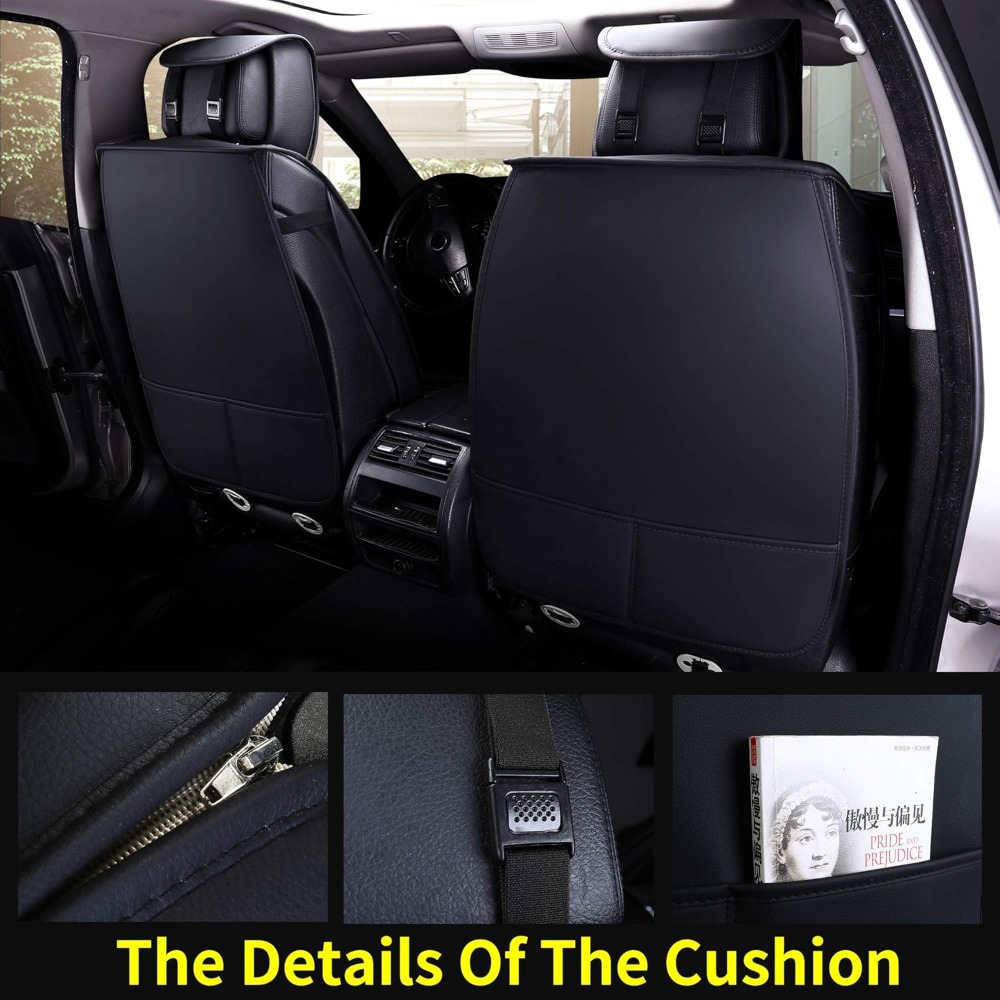 5pcs Car Seat Covers Full Set  - Leather Car Seat Covers Full Set Universal ulasan dan harga