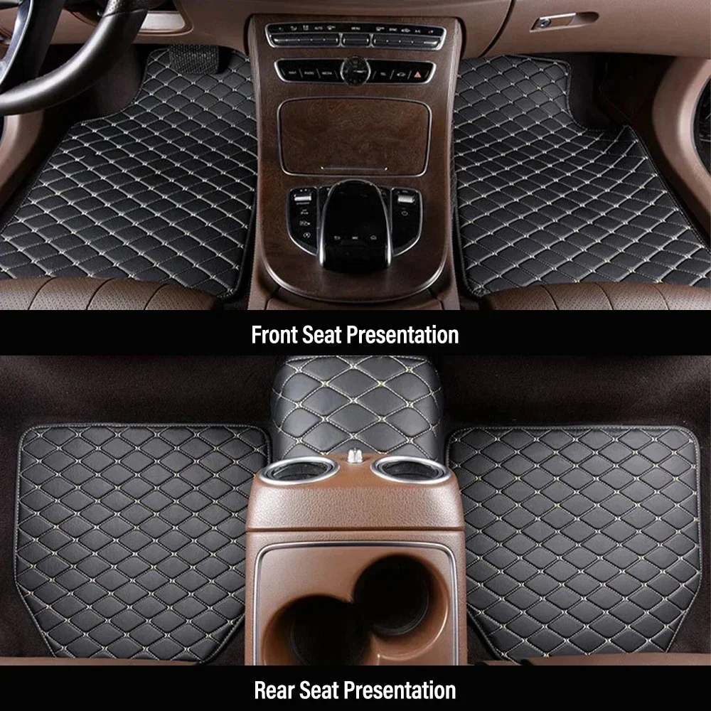 Car Floor Mats 4PCS Universal  - Car Floor Mats Universal Waterproof Leather ulasan dan harga