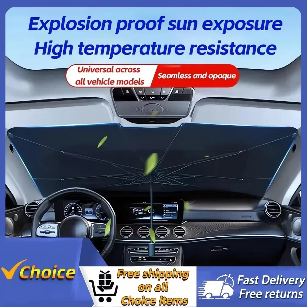 Car Sunshade Windshield Umbrel - Car Sunshade Windshield Umbrella Foldable ulasan dan harga
