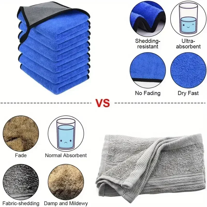 Microfiber Cleaning Towel Extr - Microfiber Car Drying Towel Super Absorbent ulasan dan harga