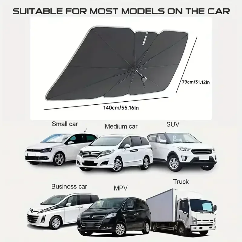 Multi Purpose Convenient Folda - Car Sunshade Windshield Umbrella Foldable ulasan dan harga