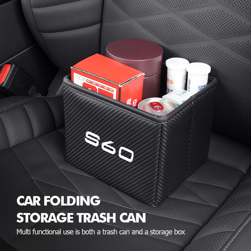 Car Trash Can Foldable Garbage - Waterproof Car Trash Can With Lid ulasan dan harga