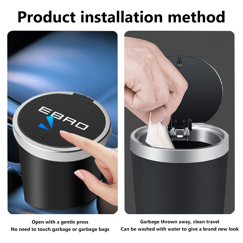 Car Trash Can Mini Waterproof  - Waterproof Car Trash Can With Lid ulasan dan harga