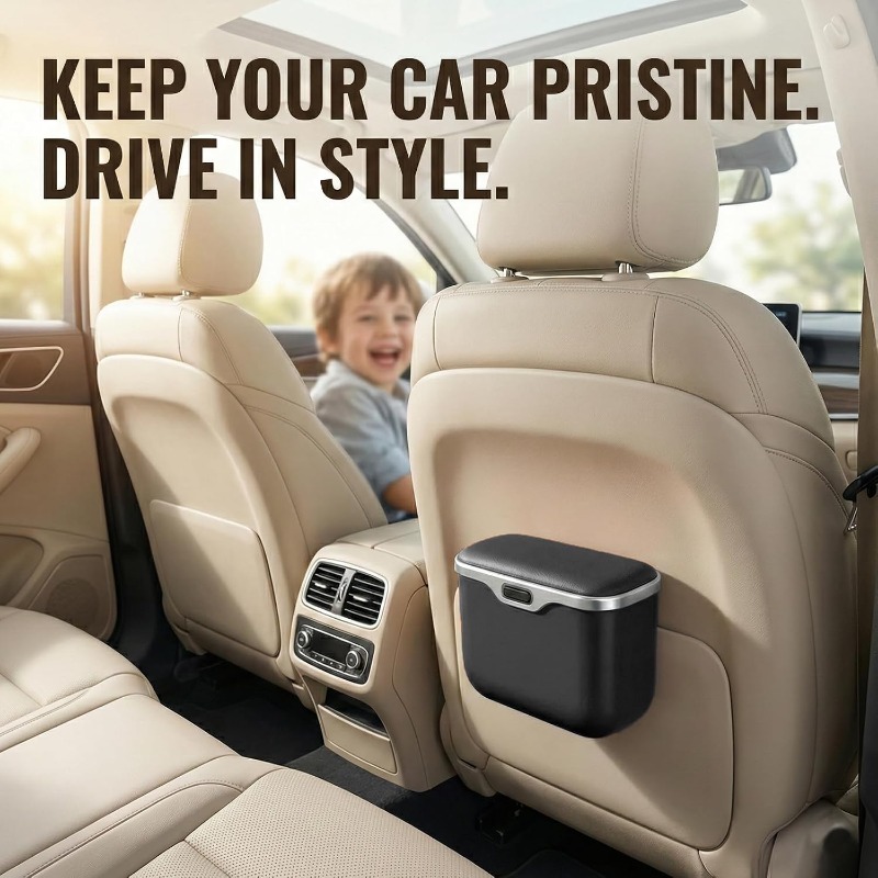 Car Trash Can with Lid  Leakpr - Waterproof Car Trash Can With Lid ulasan dan harga
