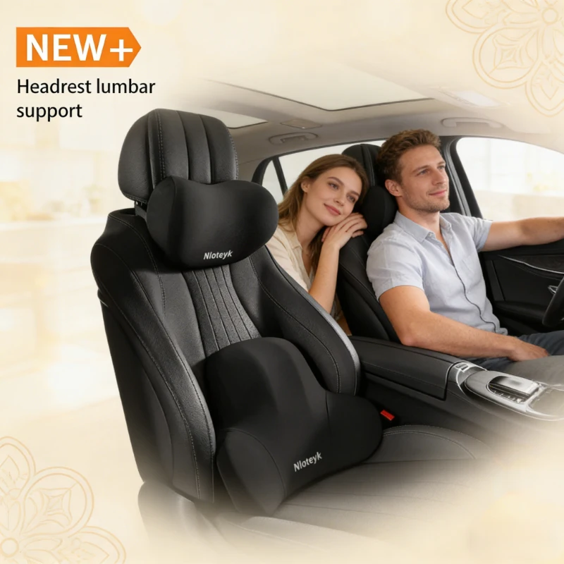 Car Memory Foam Neck Pillow &  - Memory Foam Car Neck Pillow Lumbar Support ulasan dan harga
