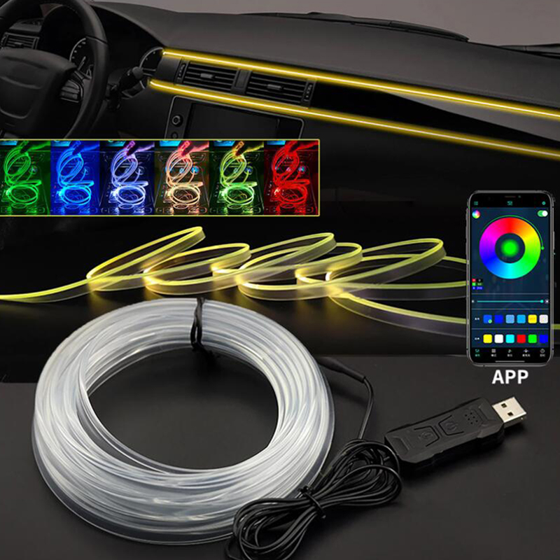 Car Interior Atmosphere Light  - Led Ambient Interior Car Lights App Control ulasan dan harga