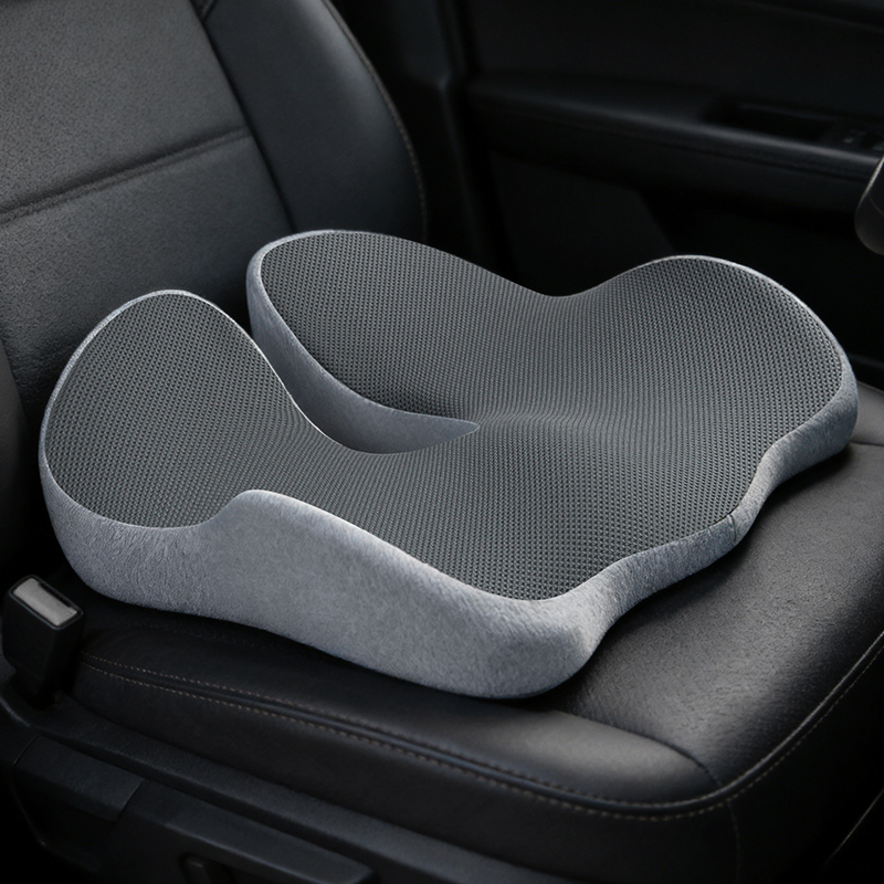 Portable Slow Rebound Memory F - Memory Foam Car Neck Pillow Lumbar Support ulasan dan harga