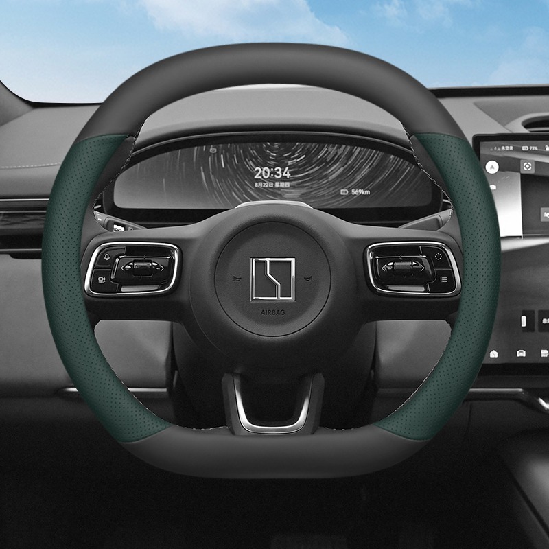 For ZEEKR 7X 2024 2025 2026 Ca - Car Steering Wheel Cover Anti Slip Breathable ulasan dan harga