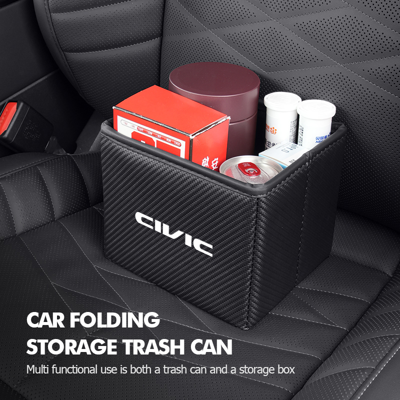 Car Trash Can Foldable Garbage - Waterproof Car Trash Can With Lid ulasan dan harga