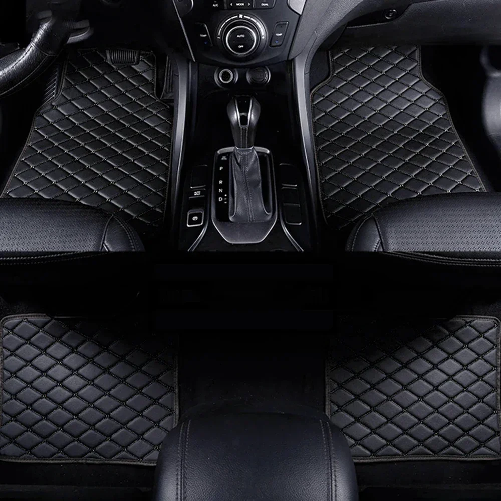 Car Floor Mats 4PCS Universal  - Car Floor Mats Universal Waterproof Leather ulasan dan harga