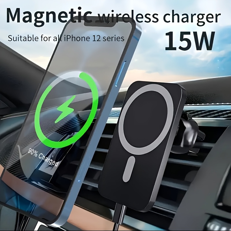 15W Magnetic Car Wireless Char - Wireless Car Charger Mount Fast Charging ulasan dan harga