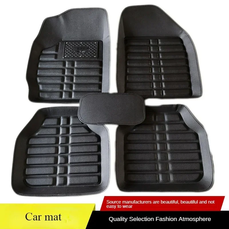 NEW Luxury Leather Car Floor M - Car Floor Mats Universal Waterproof Leather ulasan dan harga