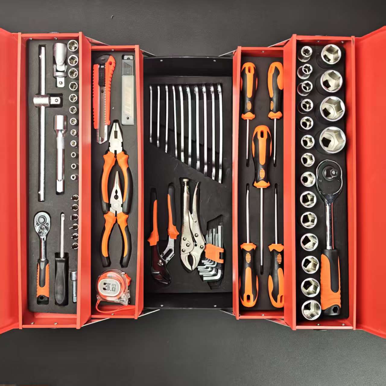 85-Piece Hand Carbon Steel OEM - Auto Repair Tools ulasan dan harga