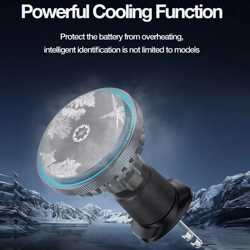 Ice Cooling Magnetic Car Wirel - Wireless Car Charger Mount Fast Charging ulasan dan harga