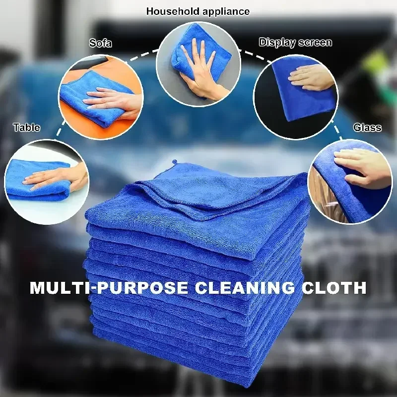 Microfiber Cleaning Cloths Lin - Microfiber Car Drying Towel Super Absorbent ulasan dan harga
