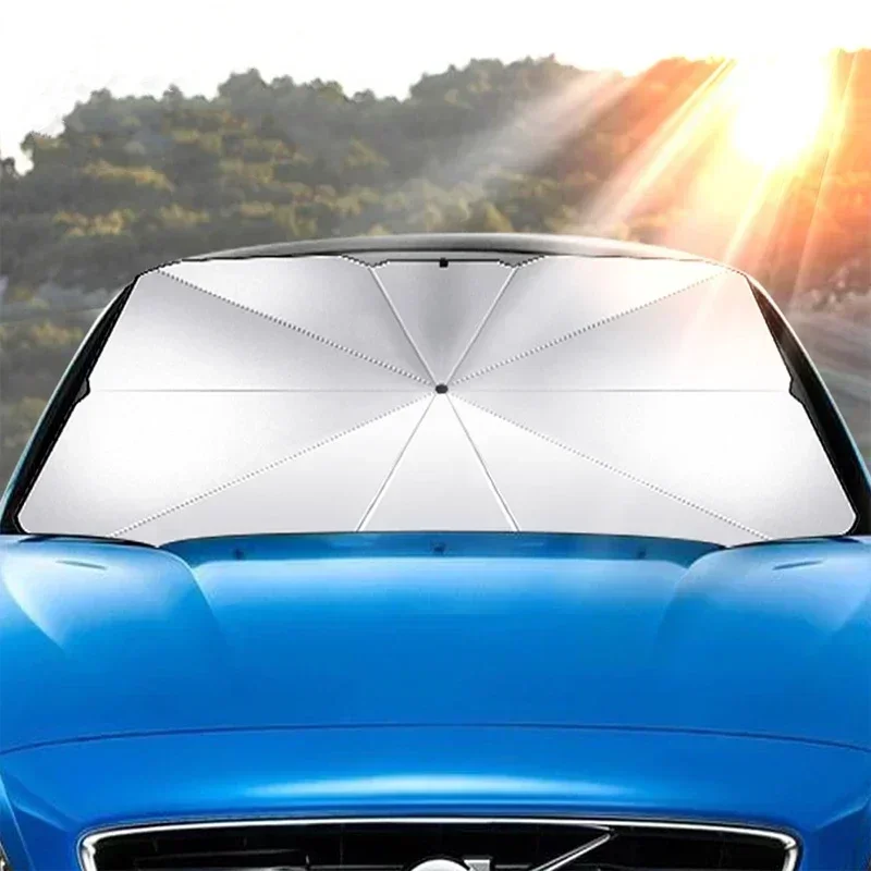 Car Sunshade Foldable Windshie - Car Sunshade Windshield Umbrella Foldable ulasan dan harga