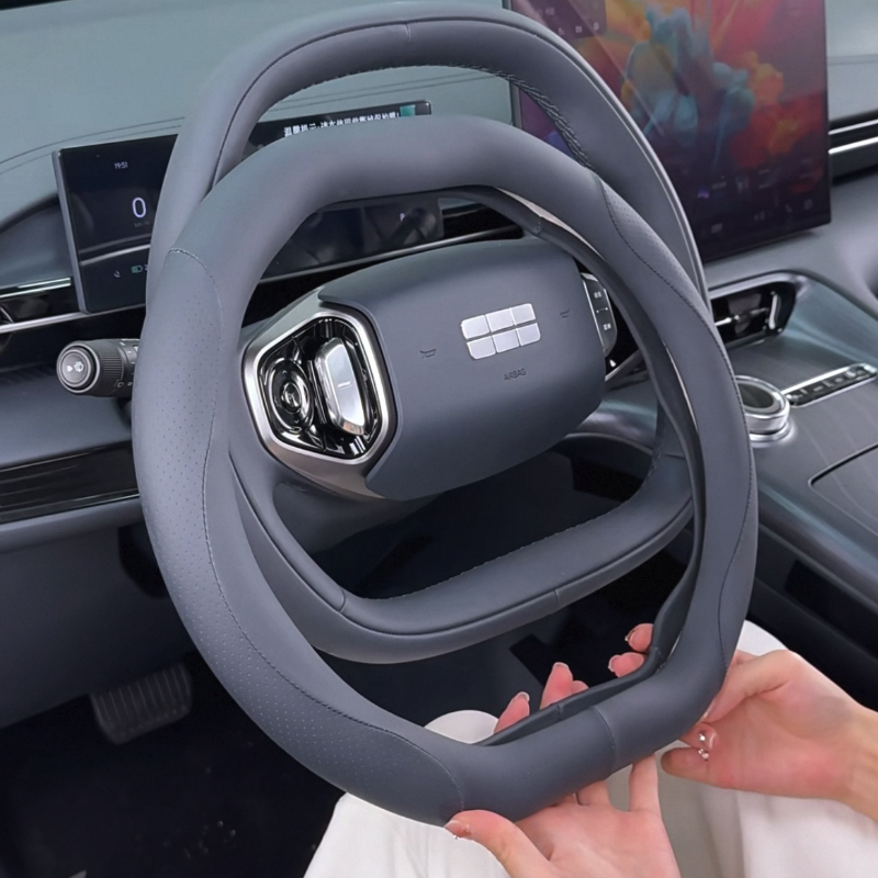 For Geely Galaxy E5 EX5 2024-2 - Car Steering Wheel Cover Anti Slip Breathable ulasan dan harga