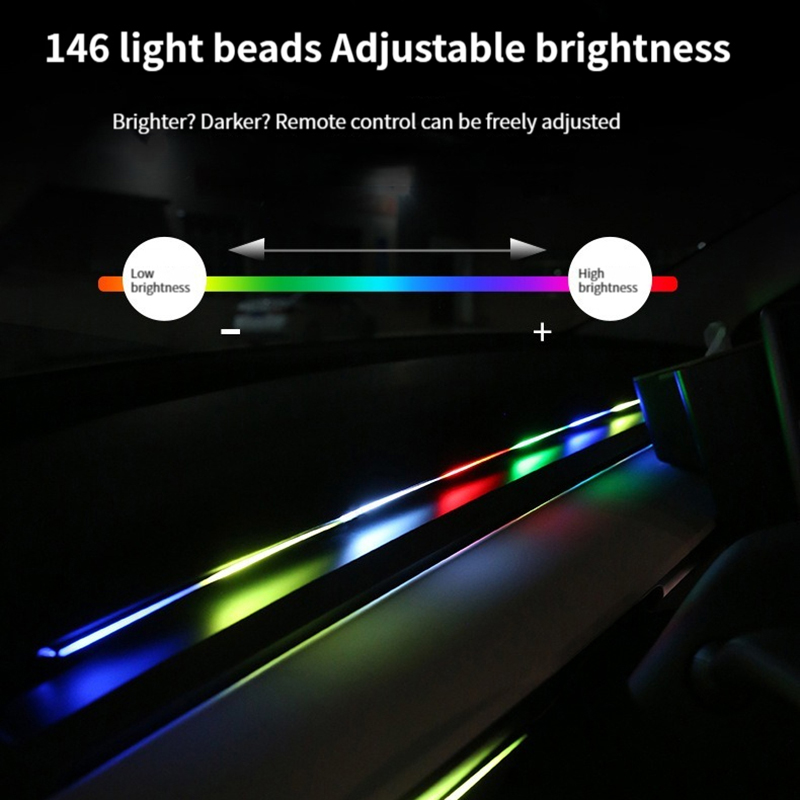 Car LED Ambient Light 64 Color - Led Ambient Interior Car Lights App Control ulasan dan harga