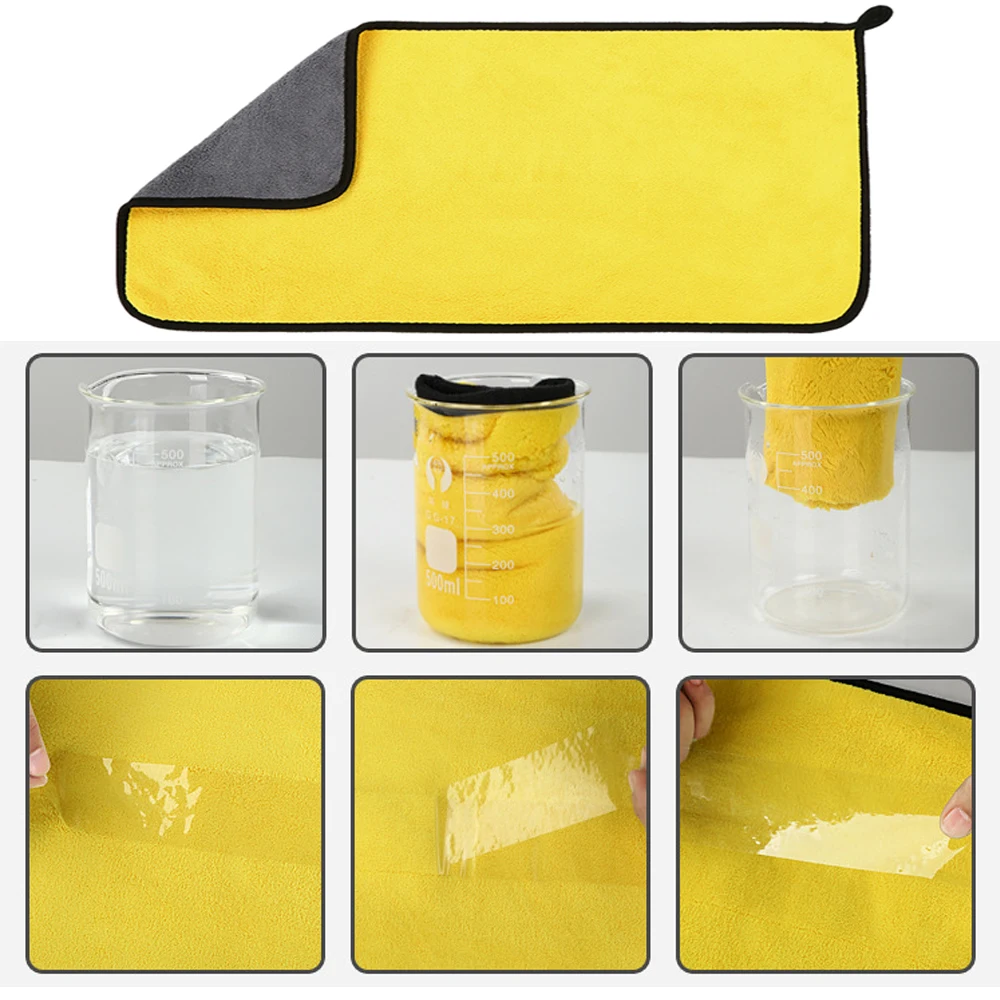 60x160cm Microfiber Cleaning T - Microfiber Car Drying Towel Super Absorbent ulasan dan harga