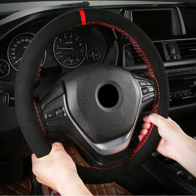 Universal 38cm Car Steering Wh - Car Steering Wheel Cover Anti Slip Breathable ulasan dan harga
